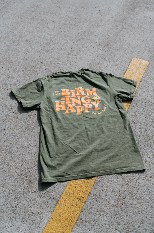 Happy to be Here Pocket Tee